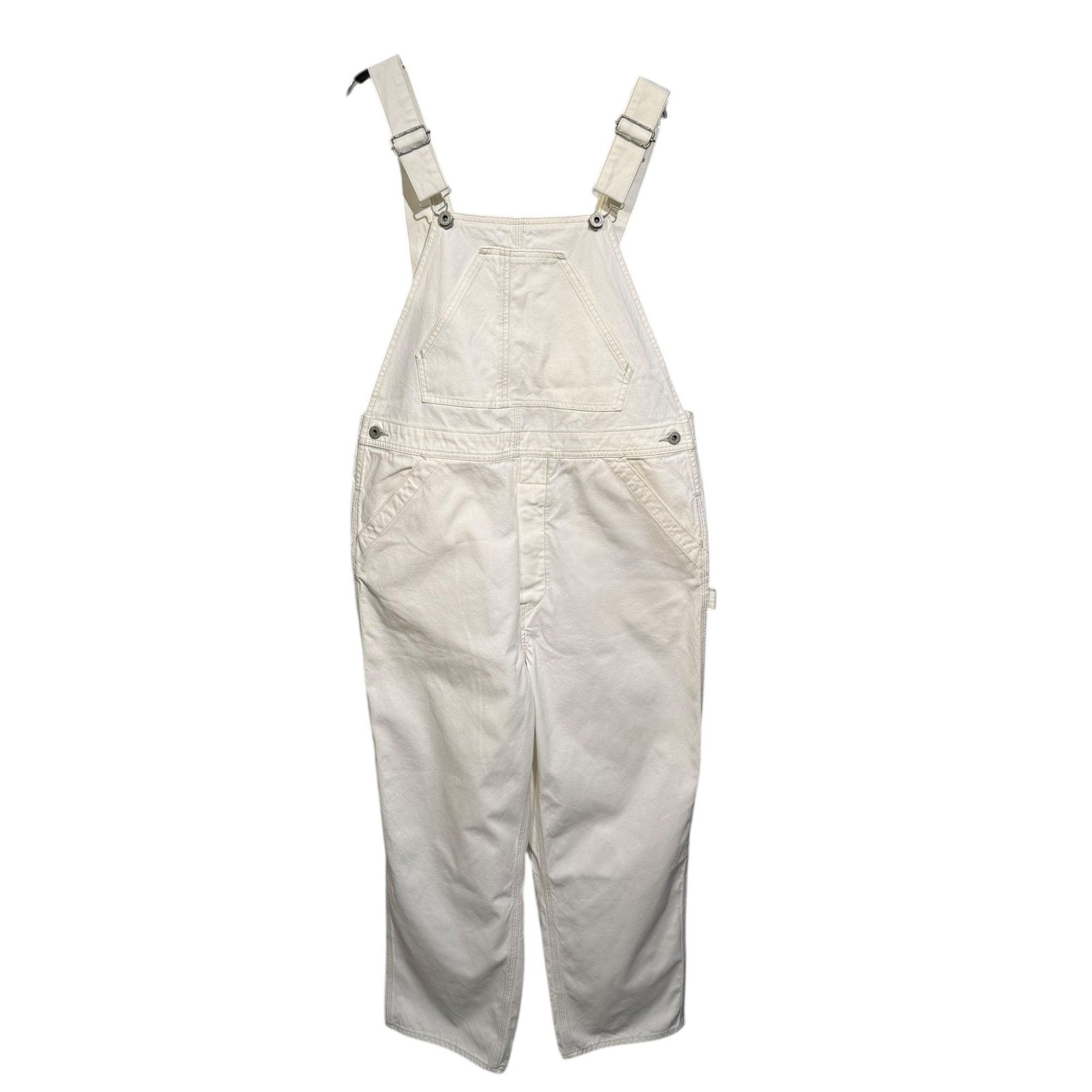 JOHN BULL ジョンブル CLASS別注コットンオーバーオール 221-0149 オーバーオール レディース ホワイト S