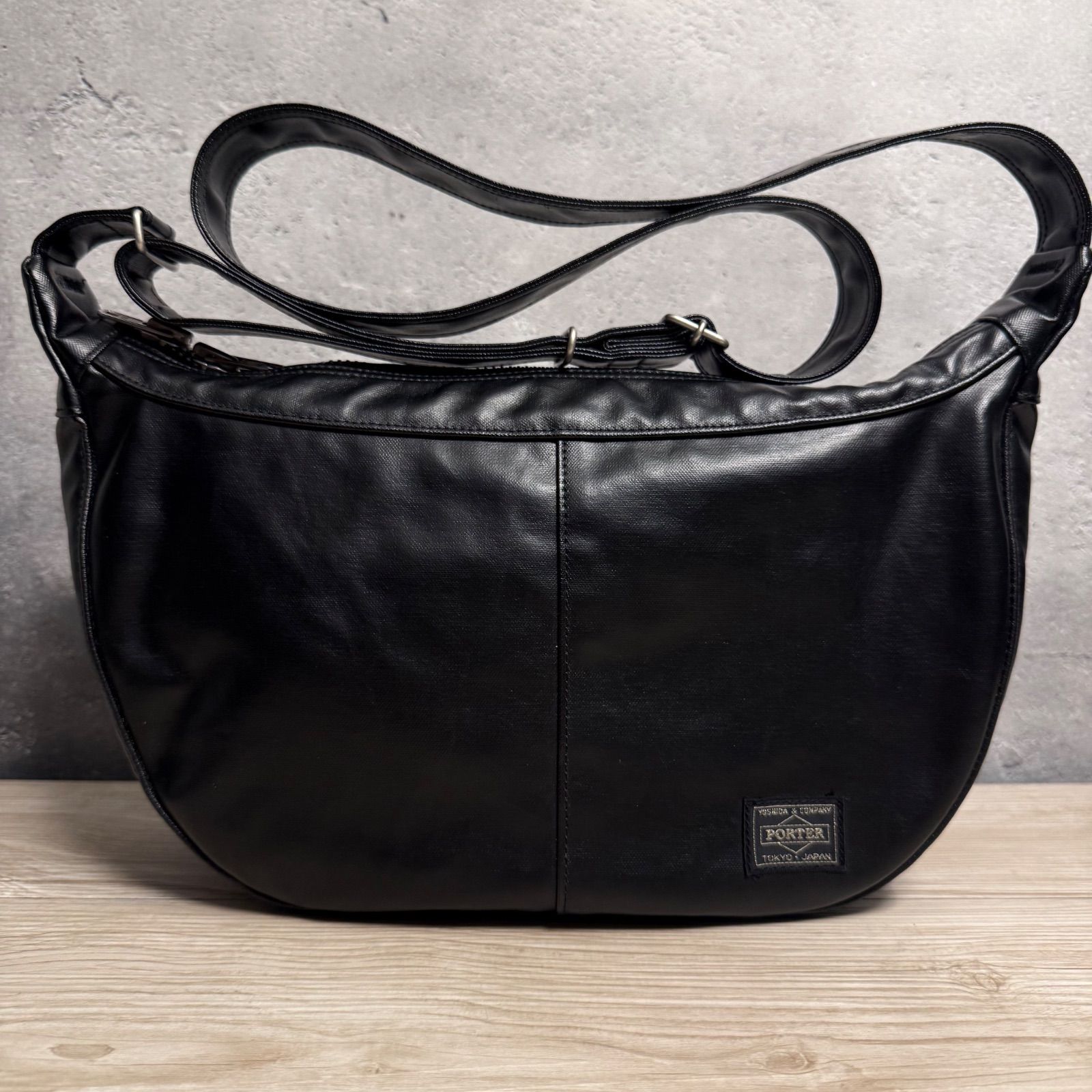 【極美品】ポーター 吉田カバン フリースタイル ショルダーバッグ レザー 肩掛け ✨極美品 PORTER FREE STYLE フリースタイル ショルダーバッグ 黒 39