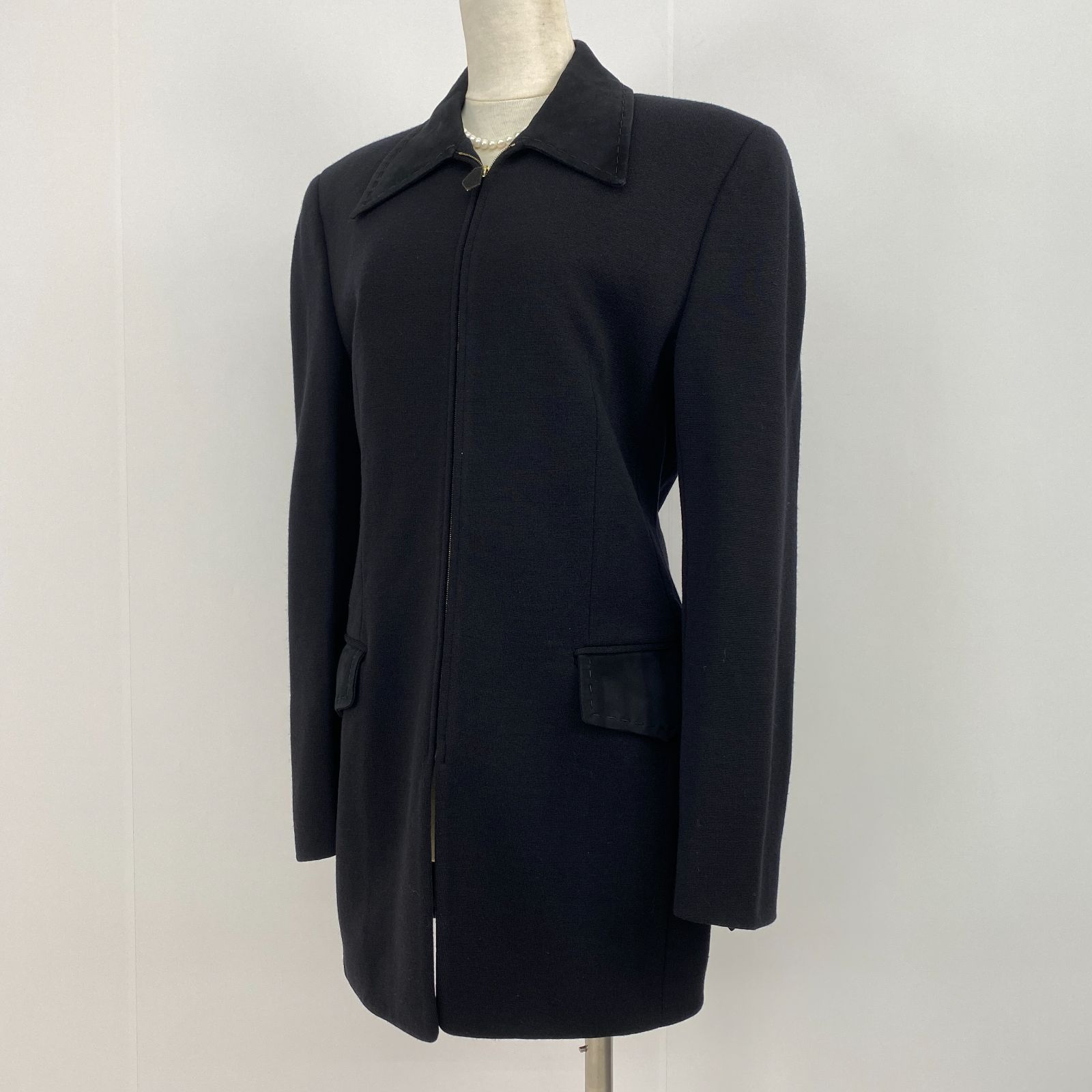 GUCCI ウールコート トムフォード期 Tom Ford レザー グッチ