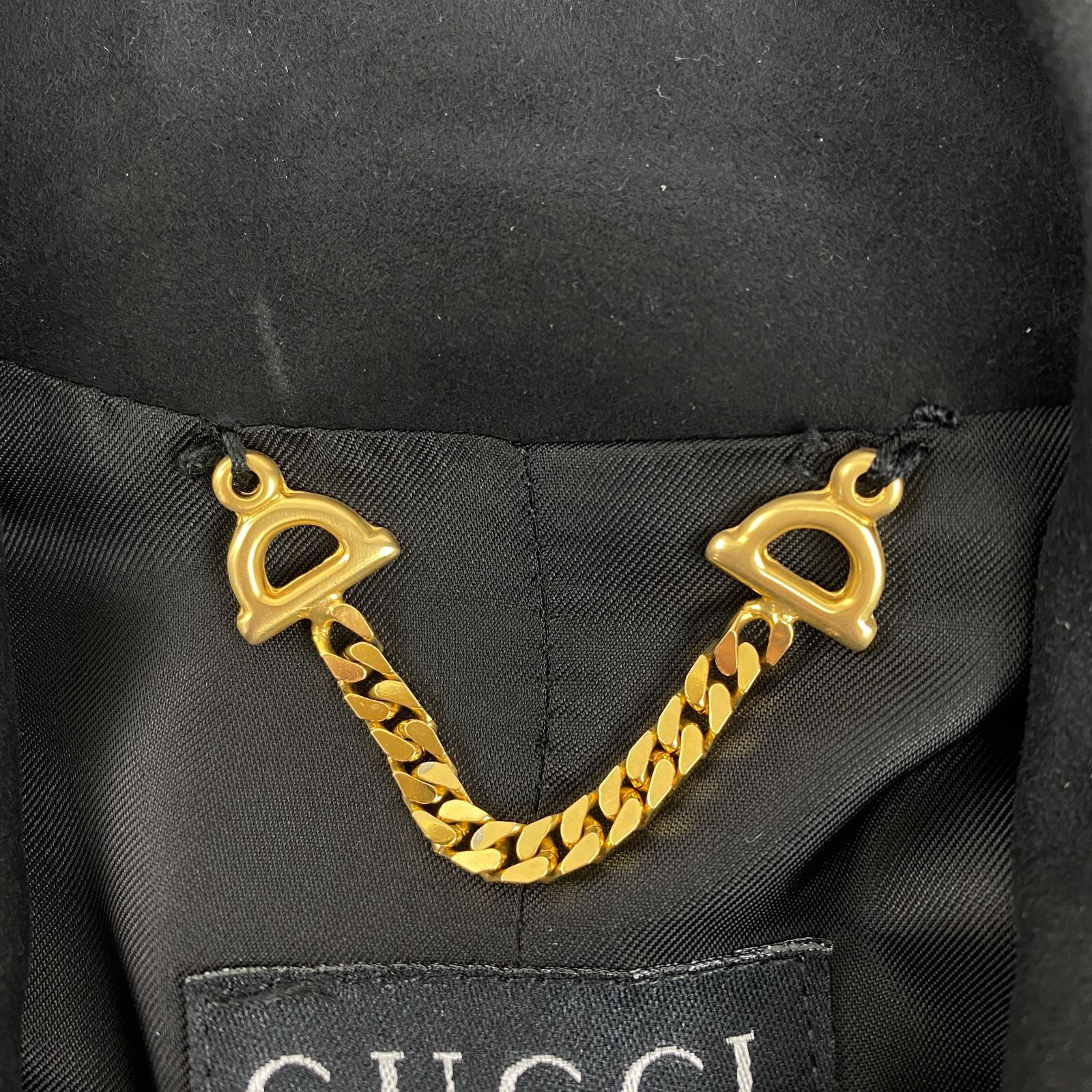 GUCCI ウールコート トムフォード期 Tom Ford レザー グッチ 