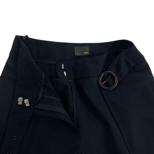 ○◇ フェンディ FENDI フレアパンツ ワイドレッグ センタープレス