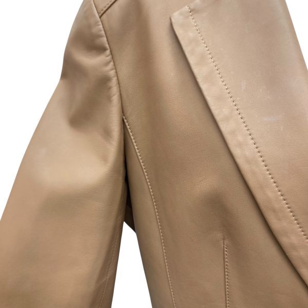 レザージャケット ブラウン