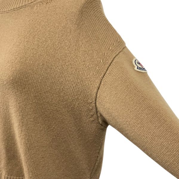 ○◇ モンクレール MONCLER ハイネックニットセーター 長袖 ロゴ入り