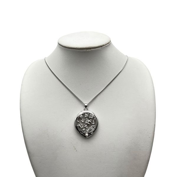 美品 ミキモト MIKIMOTO パール付きルーペネックレス アクセサリー