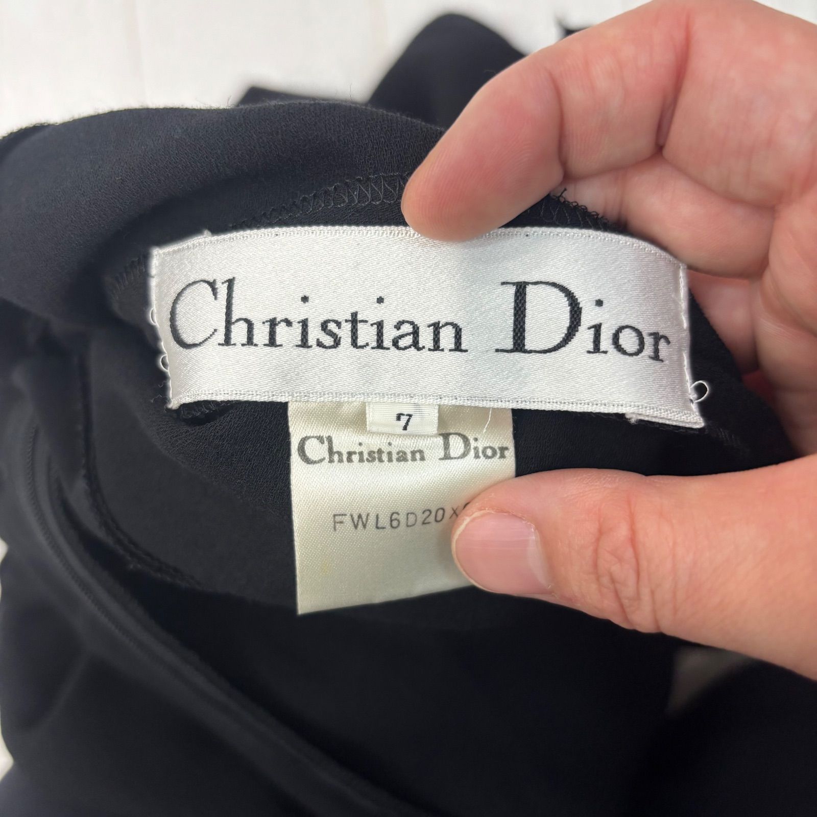 ◼︎ Christian Dior クリスチャンディオール ブラック ワンピース