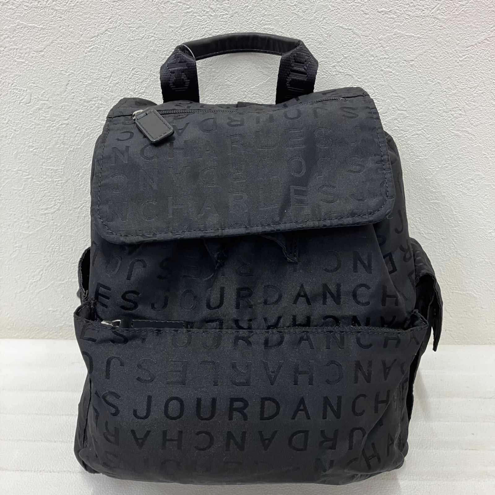 7160 CHARLES JOURDAN シャルルジョルダン リュック バックパック ロゴ 