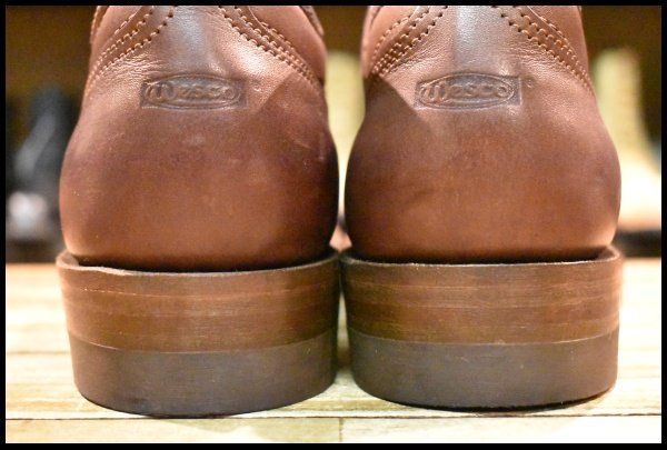  8 5 D WESCO ウエスコ カスタムJHクラシックス オックスフォード ブラウン 茶 キャップトゥ 短靴 ジョンヘンリー ブーツ FK 369 ワークブーツ ブーツ 革靴