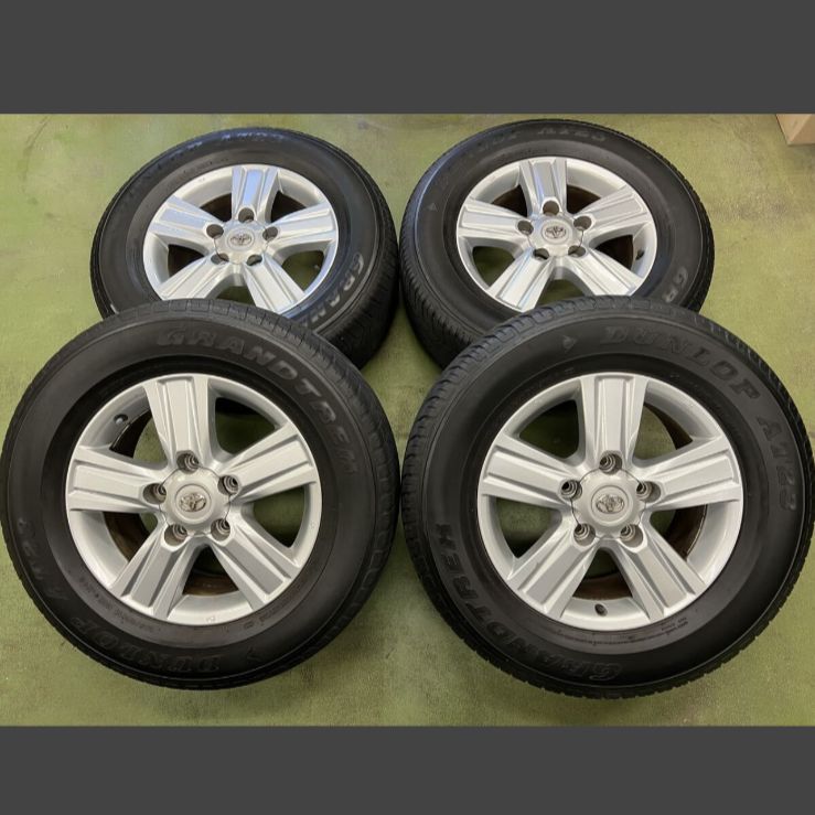 258 227 1 ランドクルーザー 200系 中期 ホイール 18 8 J 60 PCD 150 5 H 285 R ダンロップ グランドトレック AT 23 ラジアル