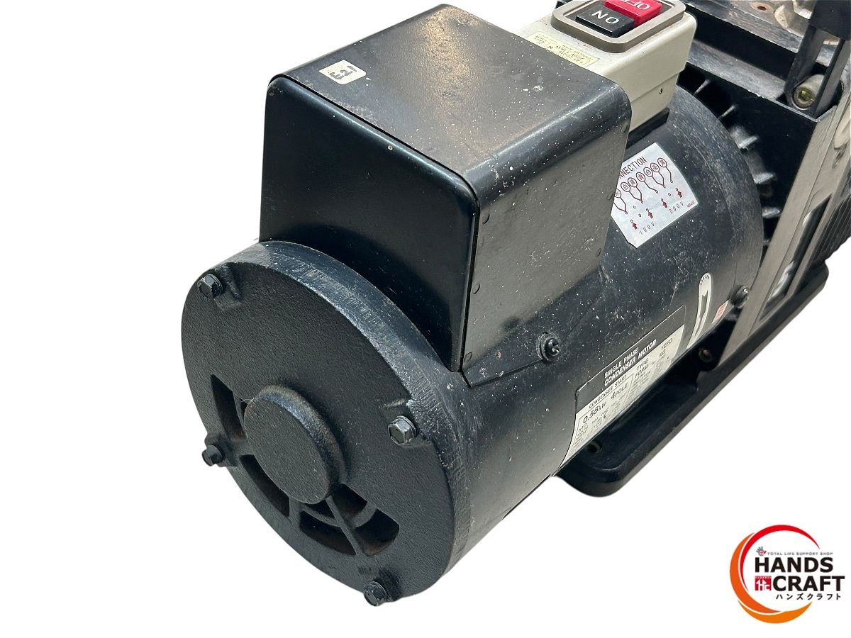 ANELVA アネルバ コンデンサーモーター SINGLE PHASE MOTOR タイプYEFO 0.55 KW 4 POLE 通電 のみ