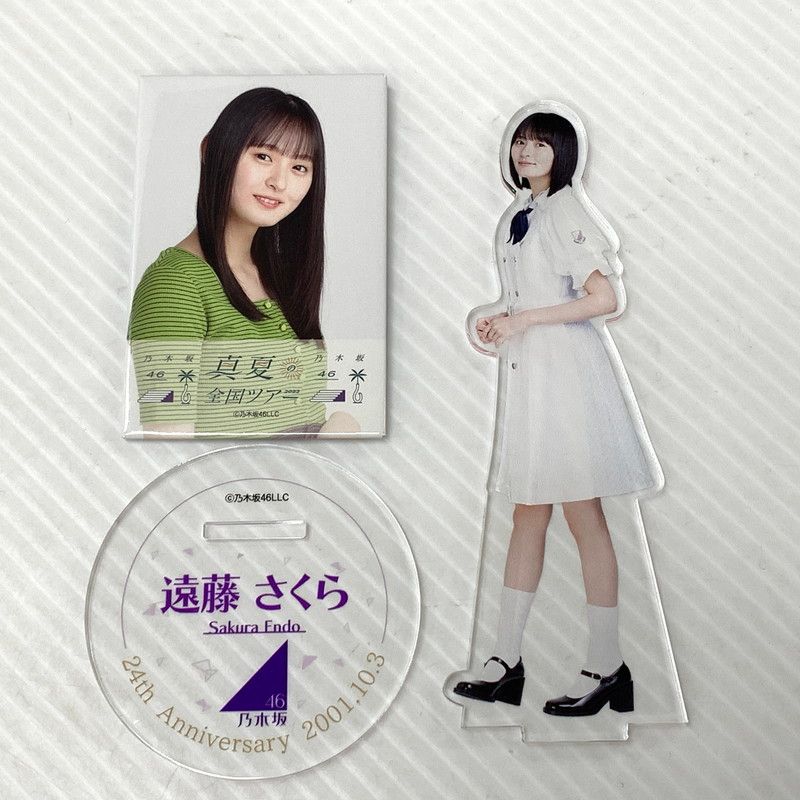中古品】 乃木坂46 遠藤さくら 2025生誕記念アクリルスタンド 真夏の