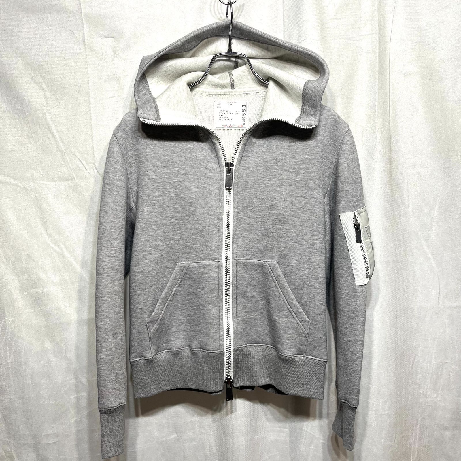 sacai サカイ⚫︎23SS 23-06558 ビスチェドッキングダブルジップ