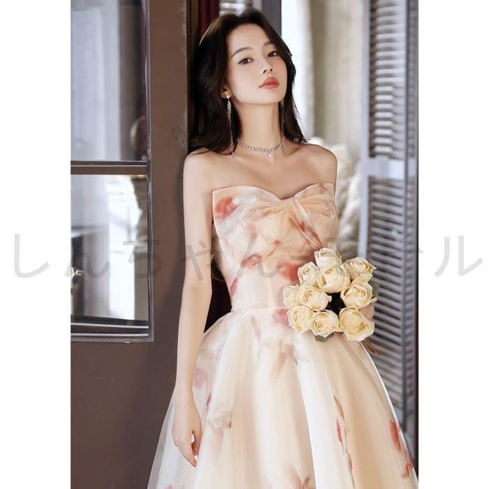 パーティードレス ピアノ発表会 結婚式 フォーマル ロングドレス お 披露宴 卒業式 お呼ばれ ブライズメイド ドレス