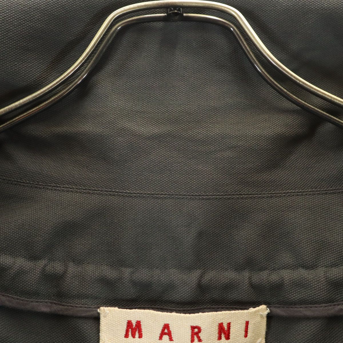 MARNI マルニ イタリア製 ライダースジャケット 36 チャコールグレー