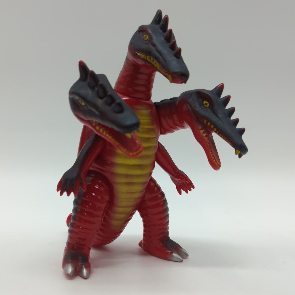 マーミット 世紀の大怪獣シリーズ/ビニパラベビー 三つ首竜 赤成型