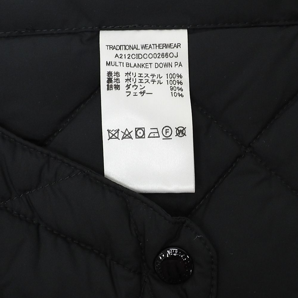  Traditional Weatherwear MULTI BLANKET DOWN ダウン マルチブランケット ブラック マッキントッシュ トラディショナルウェザーウェア レディース 5 QRS 3 K 06333 KEC 08 その他 トップス