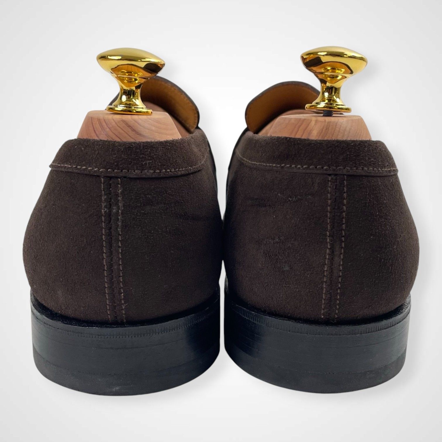 180シグネチャースウェードローファー OAK