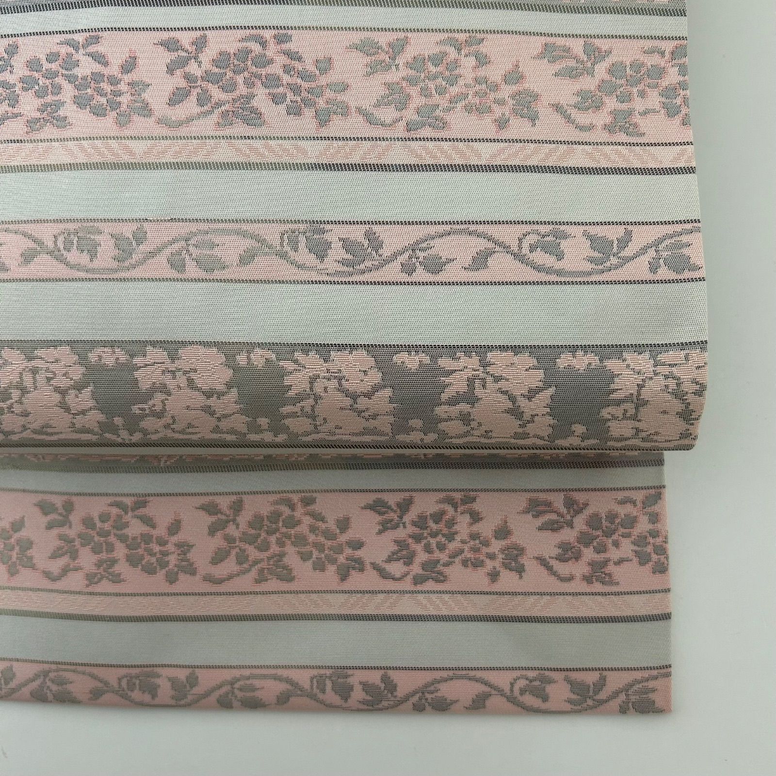 名古屋帯 正絹 横断 華うさぎ 花唐草 九寸 MA-1905 - メルカリ