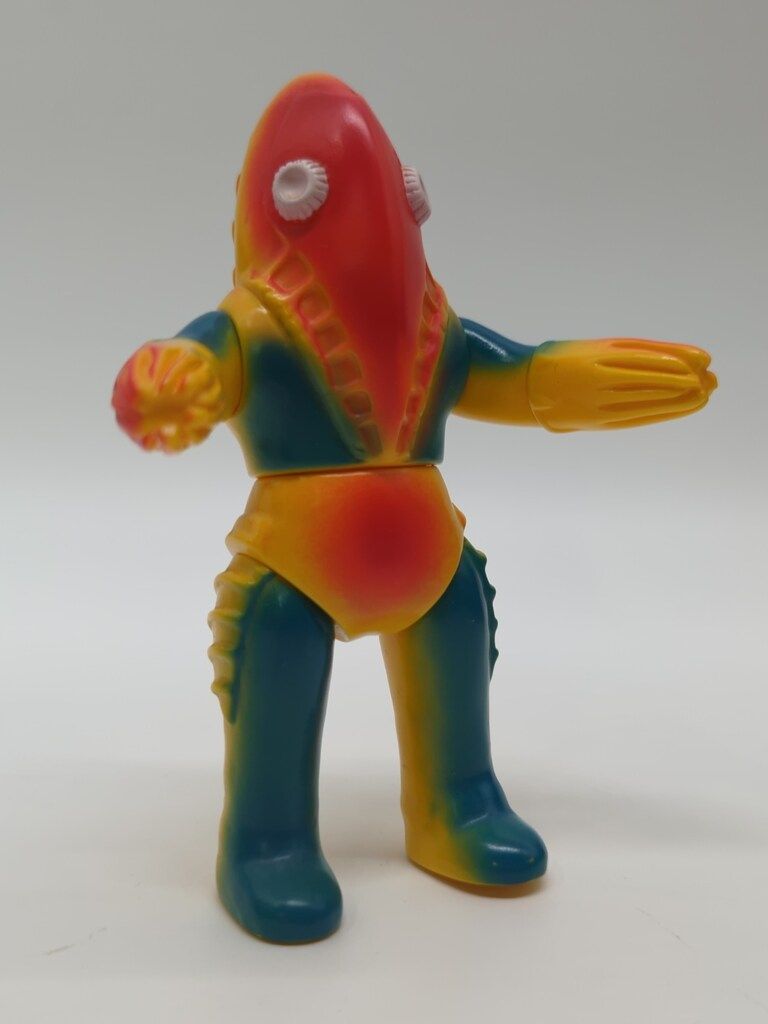 マーミット 世紀の大怪獣シリーズ ビニパラベビー メトロン星人 黄色成型