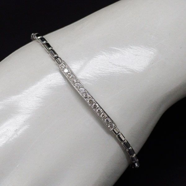 PT850 ダイヤモンド ブレスレット 0.50CT Pt900⁄ Pt850 ダイヤモンド