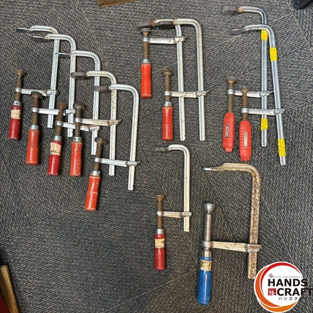 ◎ バクマ サンキ ロブスター Fクランプ 11本セット バイス 万力 ワンタッチパワークランプ F型