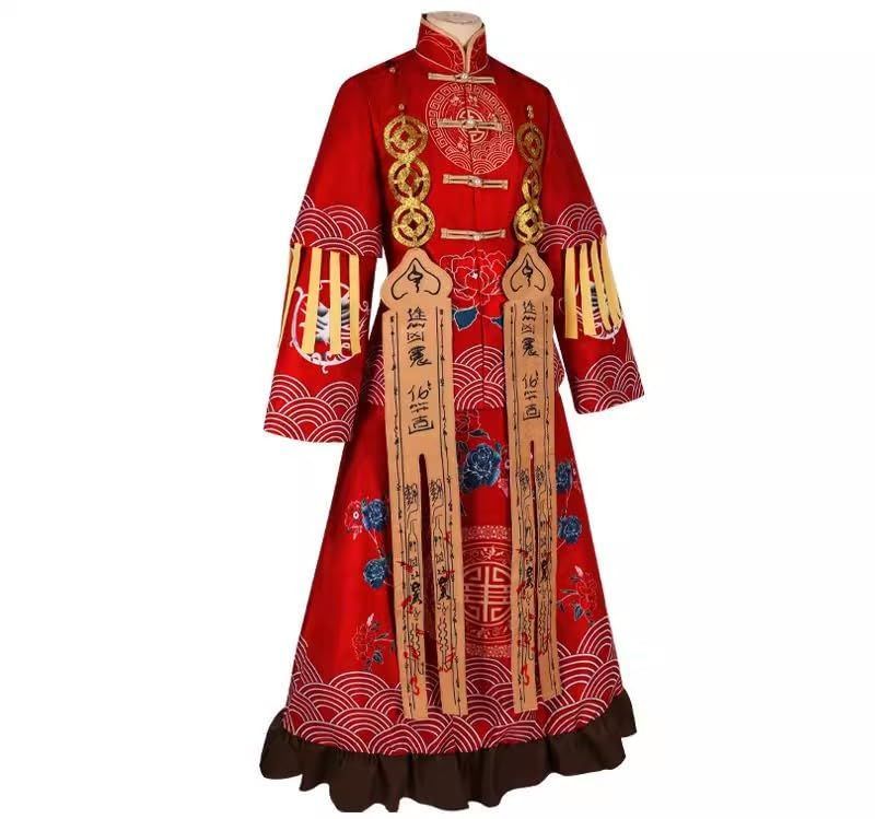 第五人格 紙装束 調香師 聶莫黎 コスプレ衣装 ウィッグ 靴