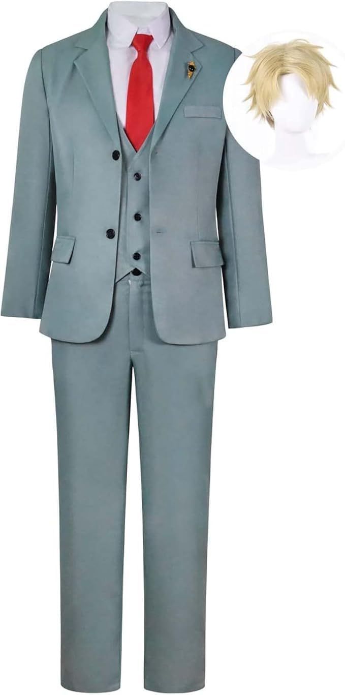 ロイド?フォージャー 衣装 ウィッグ付き スパイファミリー 父 黄昏 たそがれ コスチューム 変身 仮装 変装 Cosplay 学