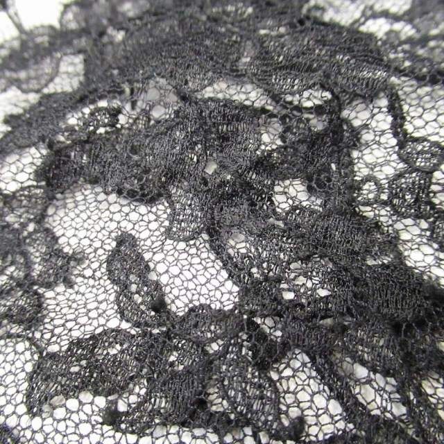 【中古】美品 ババコ babaco ニット×レース タンクトップ ビスチェ風 チュール ケミカルレース トップス 美品 ババコ babaco ニット×レース タンクトップ ビスチェ風 チュール