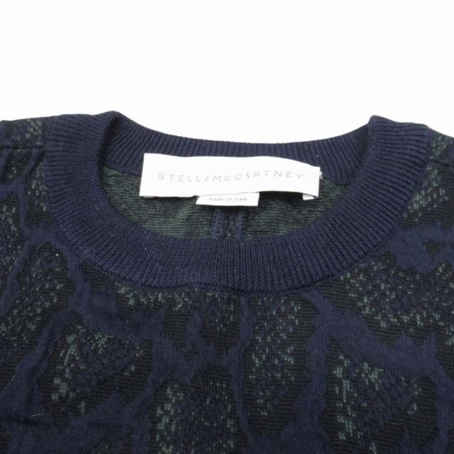 美品 ステラマッカートニー STELLA McCARTNEY レオパード柄 ジャガード