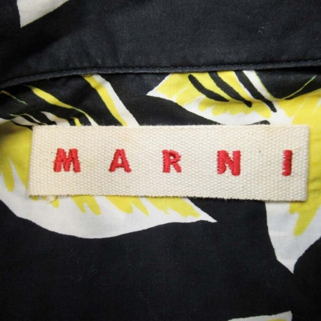 美品 17ss マルニ MARNI 花柄 ノースリーブ ブラウス プルオーバー