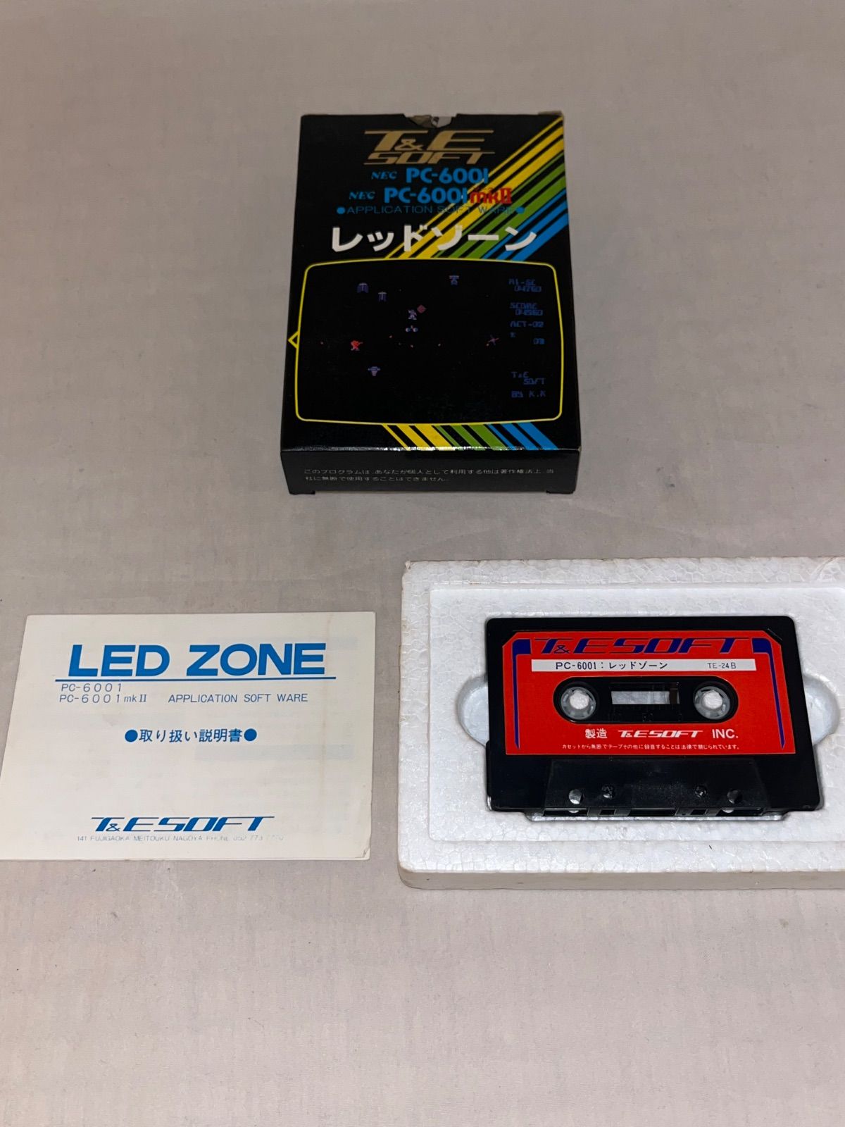 レッドゾーン PC-6001 mk 2|6601|SR カセットテープ
