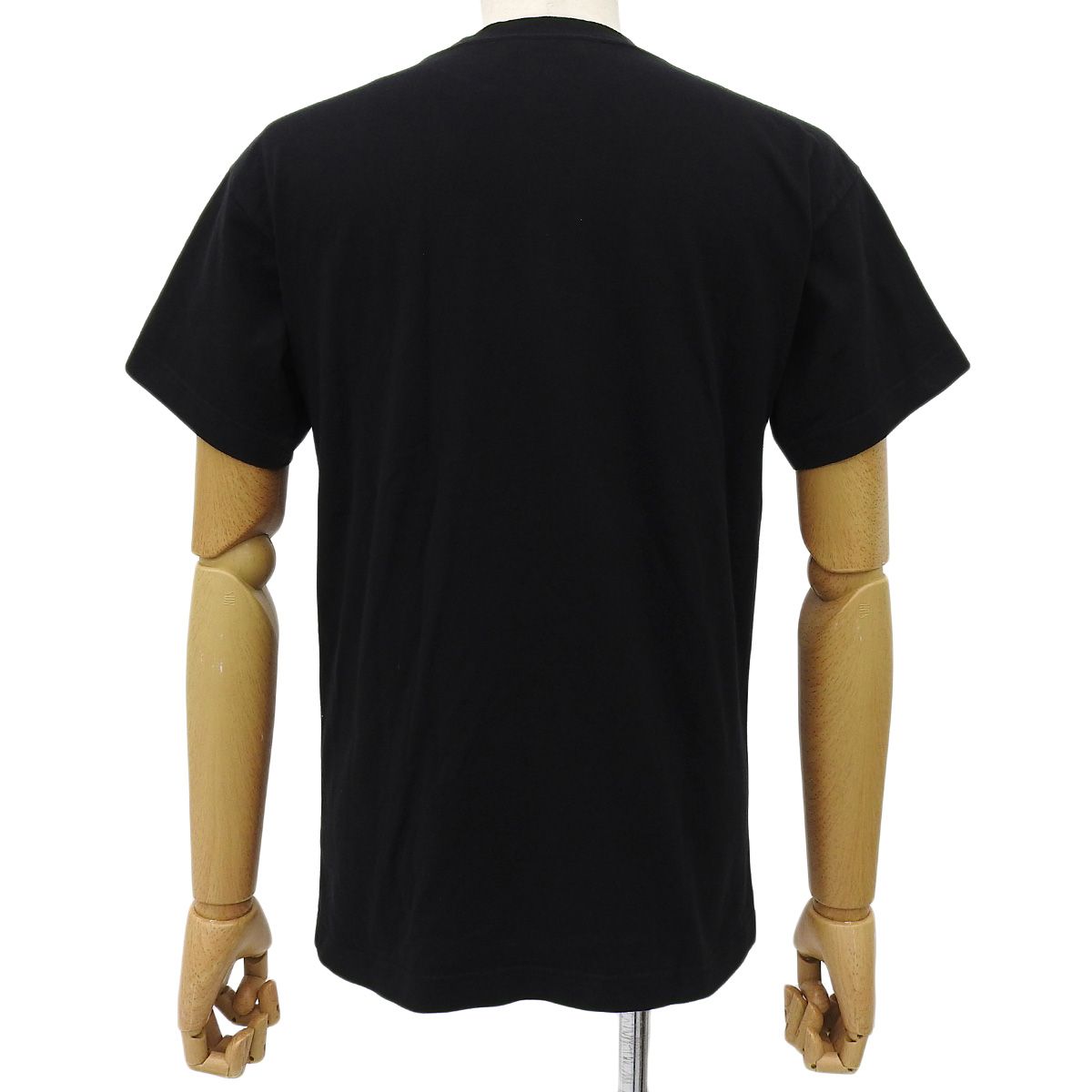 バレンシアガ BBロゴ Tシャツ アパレル ファッション 半袖 クルーネック ラインストーン XS コットン ブラック黒 ユニセックス アラモード