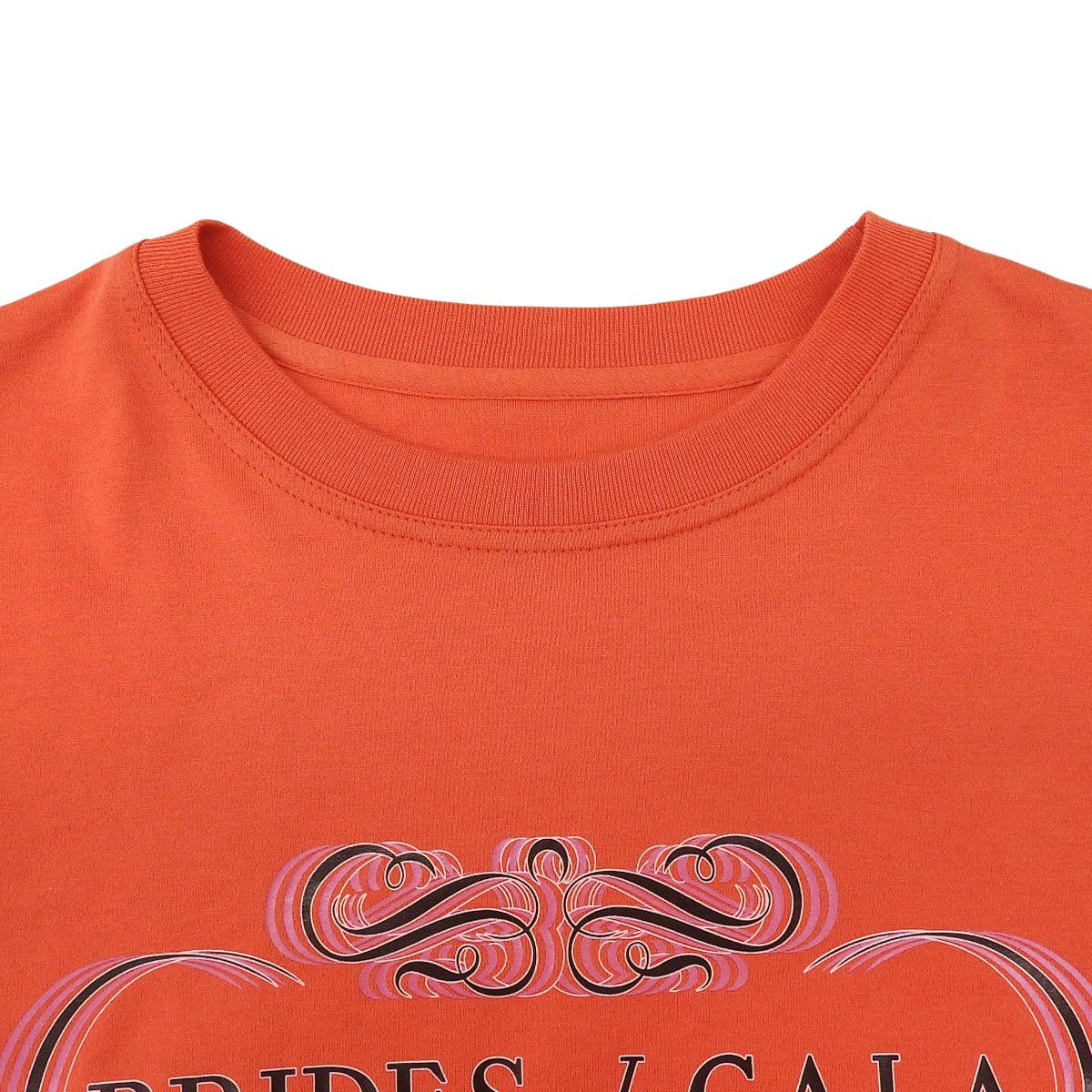 HERMES(エルメス) BRIDES de GALA Tシャツ オレンジ ブラック黒