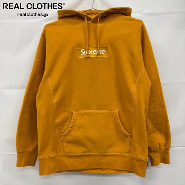 Supreme / 21AW/Box Logo Hooded Sweatshirt/L/コットン/イエロー Supreme/シュプリーム【21AW】Box Logo Hooded Sweatshirt/ボックス
