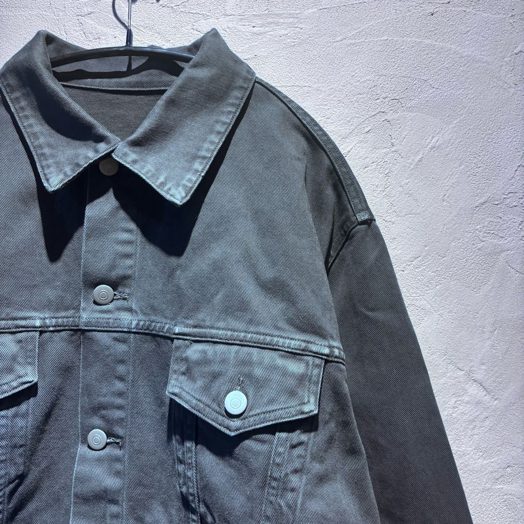 デニムジャケット ダークグレー