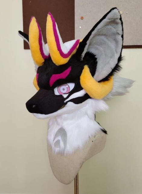 着ぐるみヘッド ドラゴン NO.457 黒 ブラック 全頭ヘッド ケモノ ファースーツ ぬいぐるみ コスプレ コスチューム kigurumi