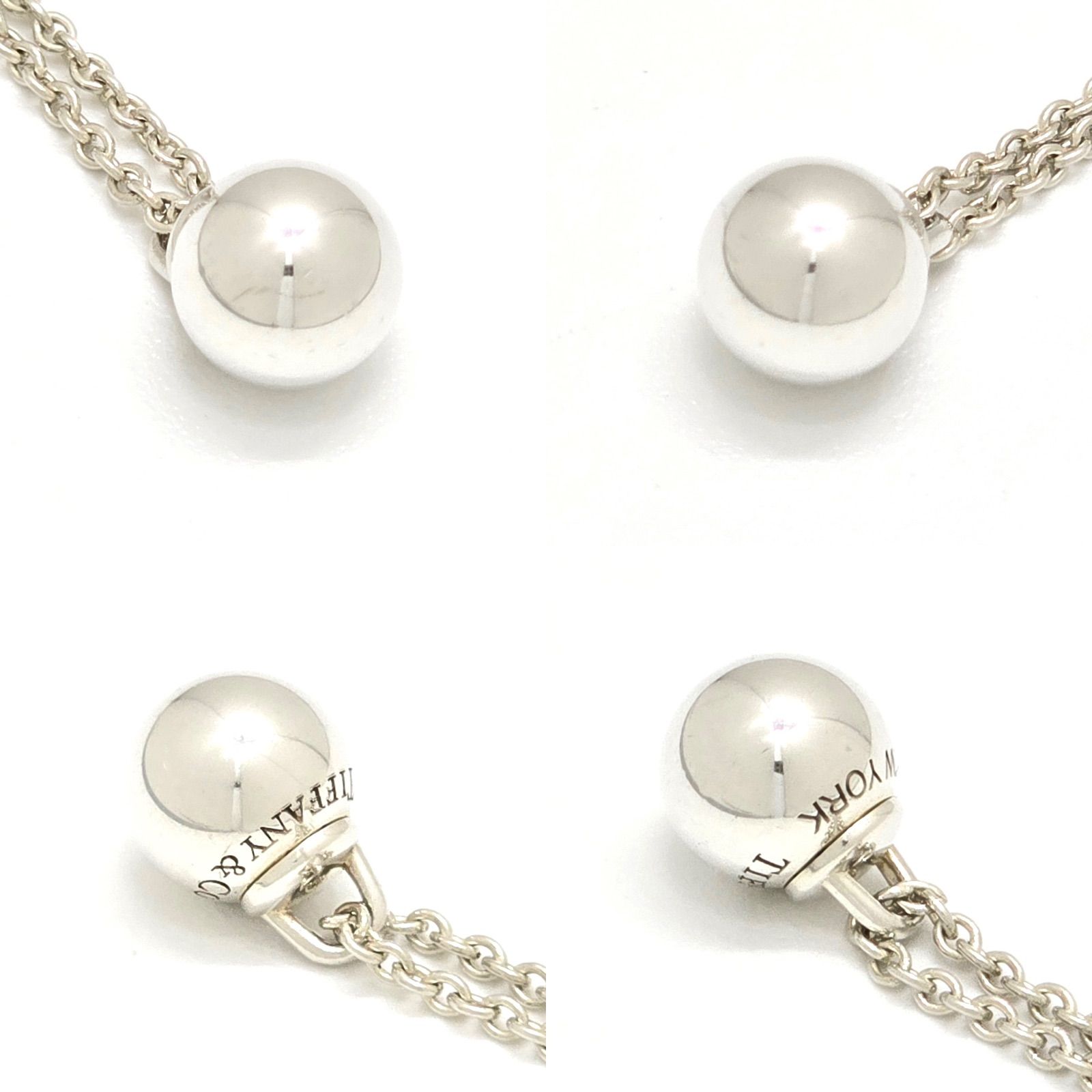 TIFFANY&CO. ティファニー ハードウェア ボール ペンダント ネックレス 