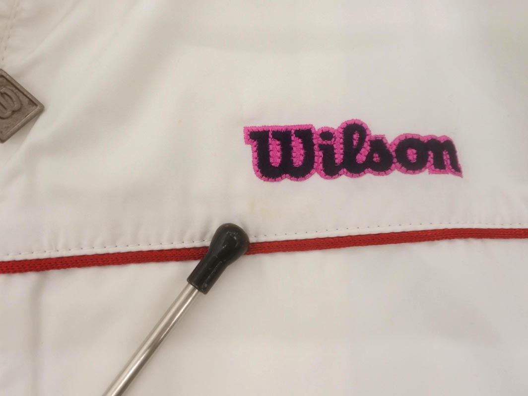 新品 Wilson ウィルソン ロゴ トラック ジャケット sizeM/白