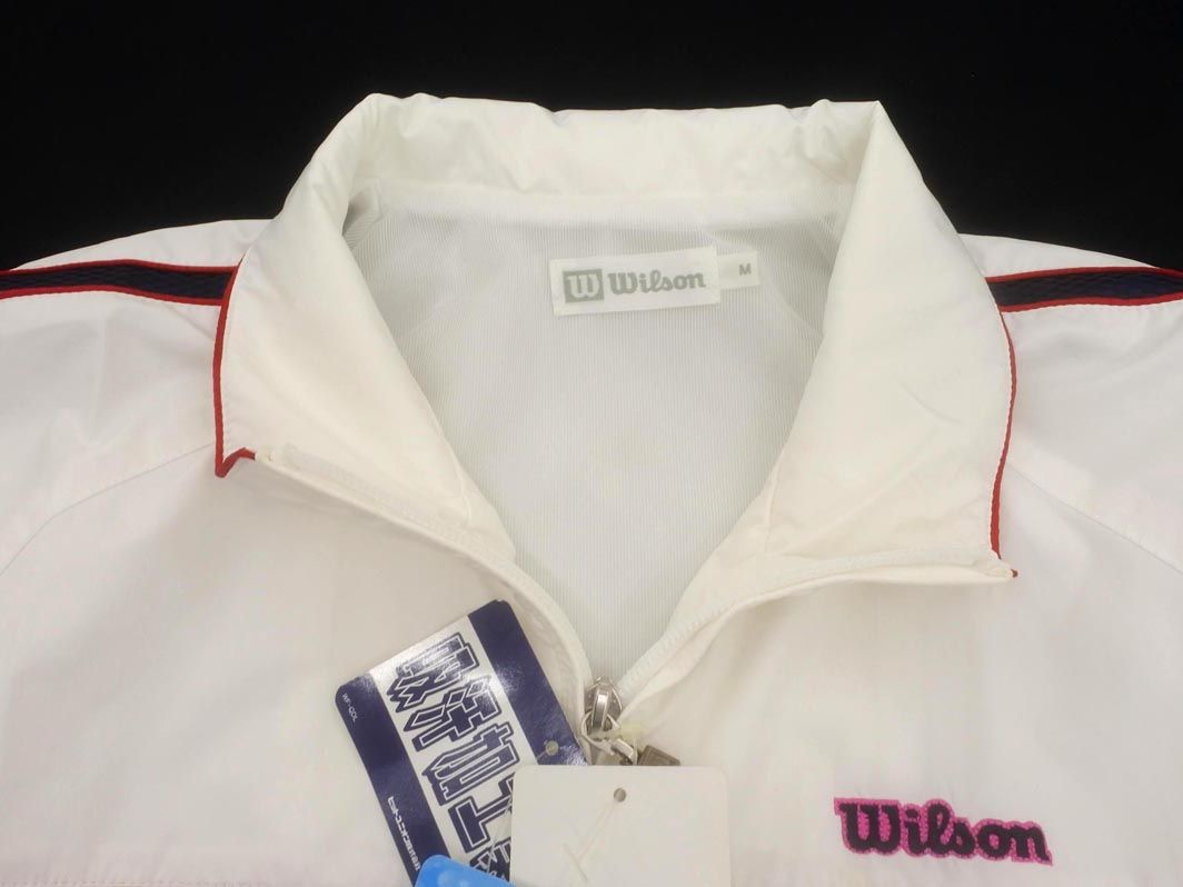 Wilson トラックジャケット ホワイト M Wilson トラックジャケット ホワイト M