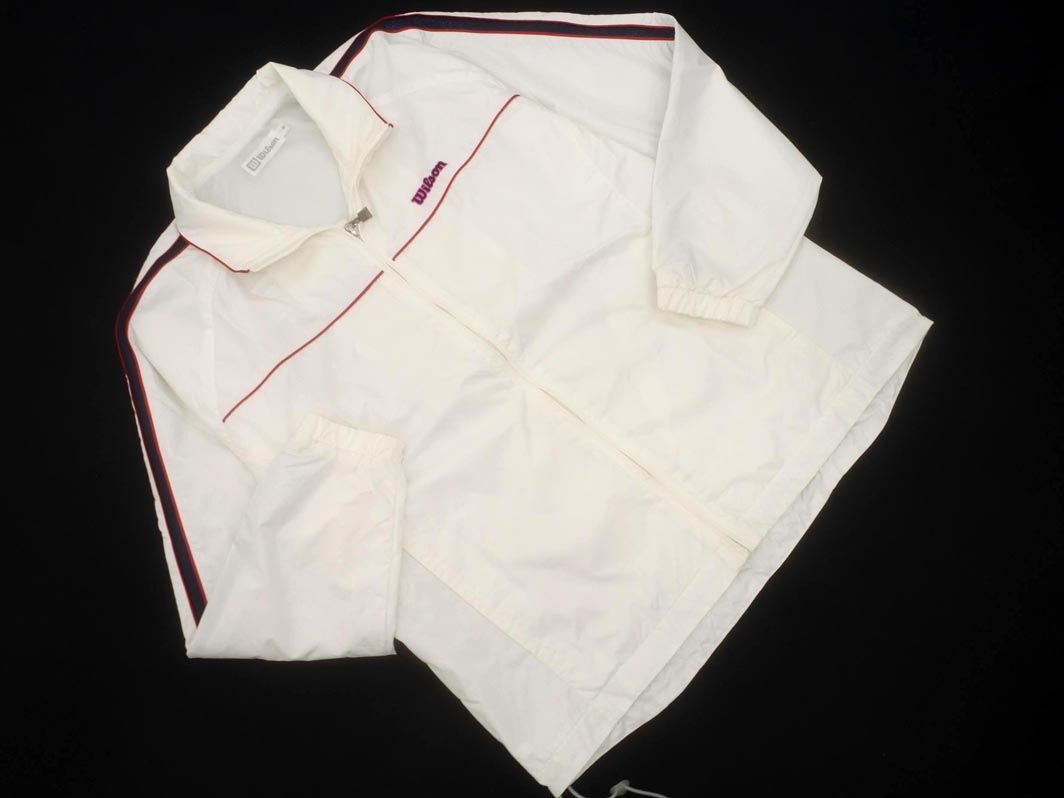 Wilson トラックジャケット ホワイト M Wilson トラックジャケット ホワイト M