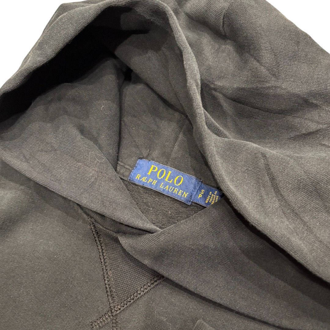 90s 00s POLO Ralph Lauren サイズS フーディ ポロベア フェード