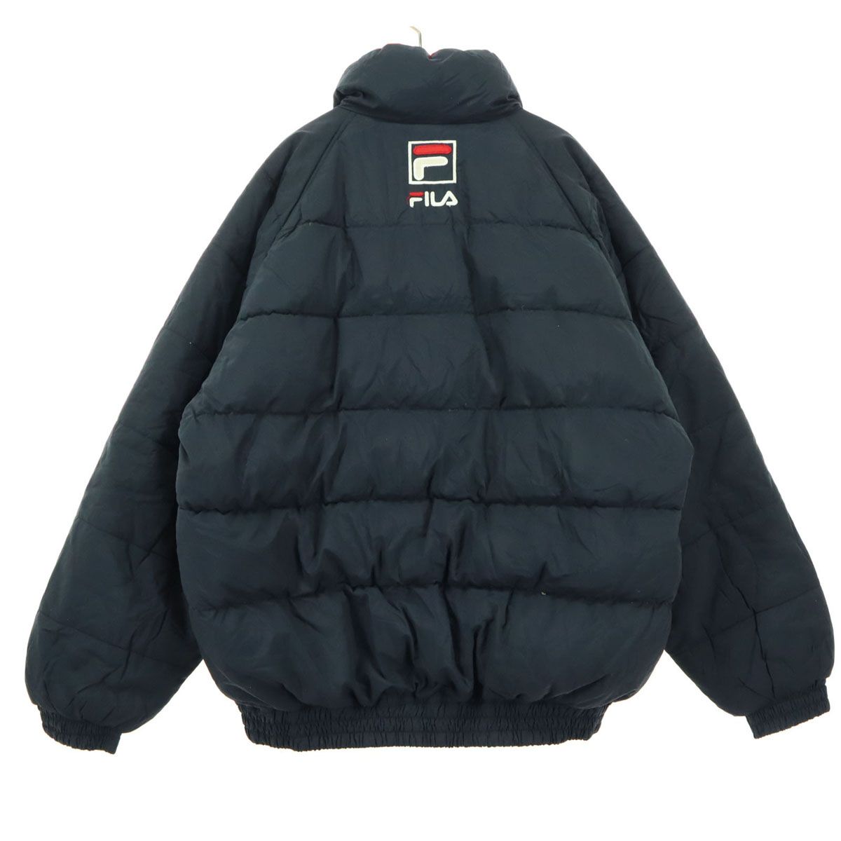 FILA フィラ 90s オールド 長袖 ダウンジャケット L ブラック系 メンズ FILA フィラ 90s オールド 長袖 ダウンジャケット L ブラック系 メンズ