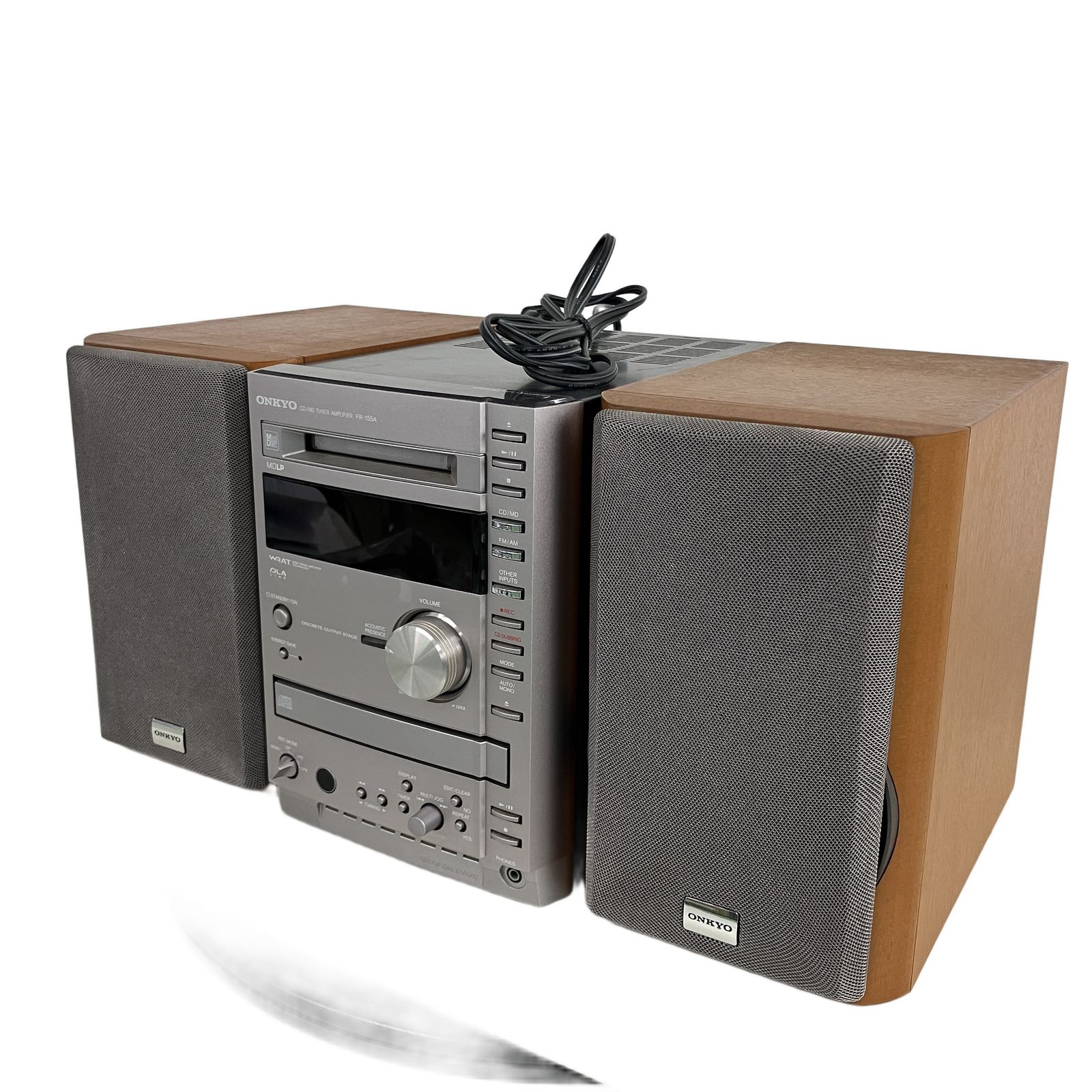 ONKYO FR-155A D-02A スピーカーペア ミニコンポ 音響機器 中古