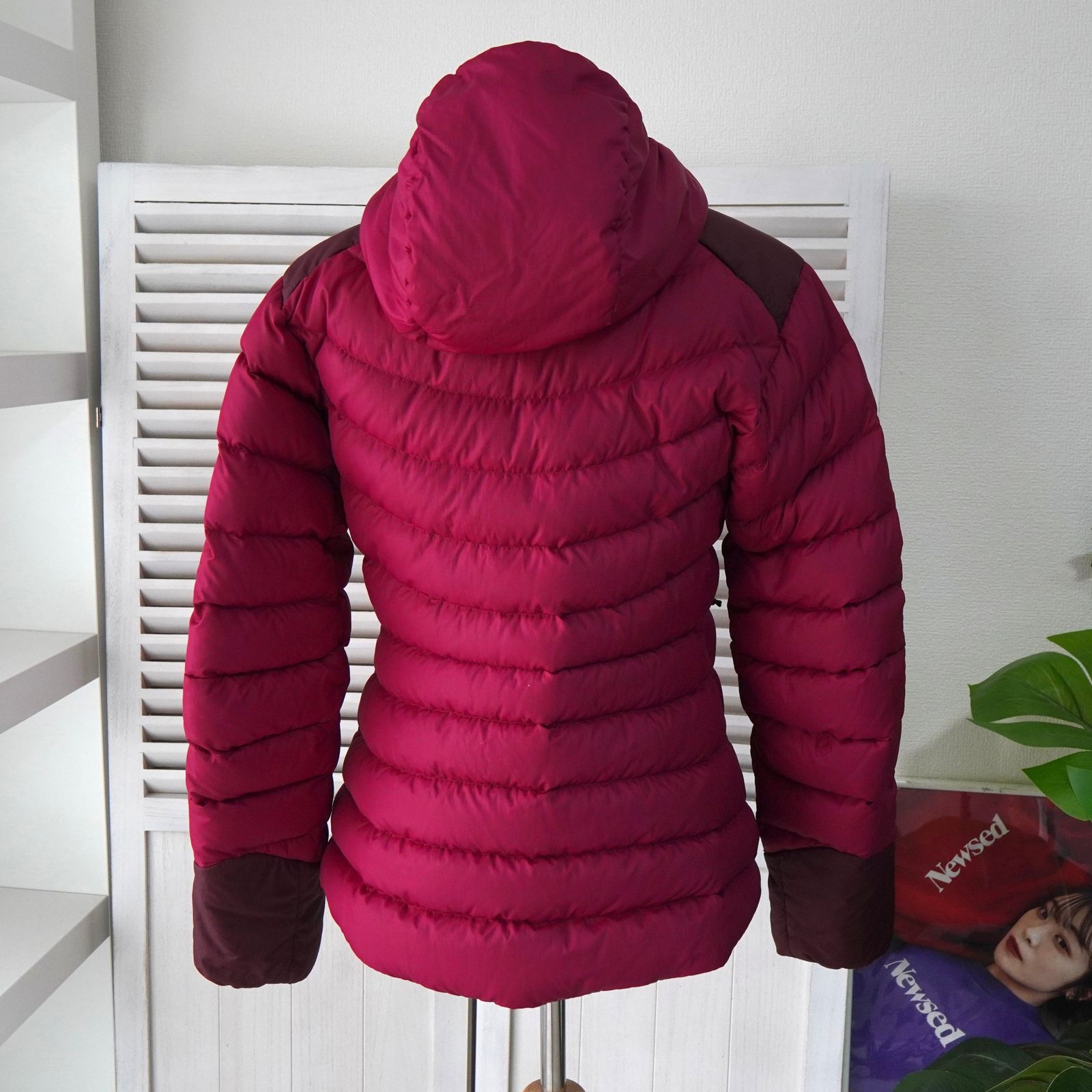 アークテリクス Thorium AR Hoody ロゴ ダウンジャケット ピンク 