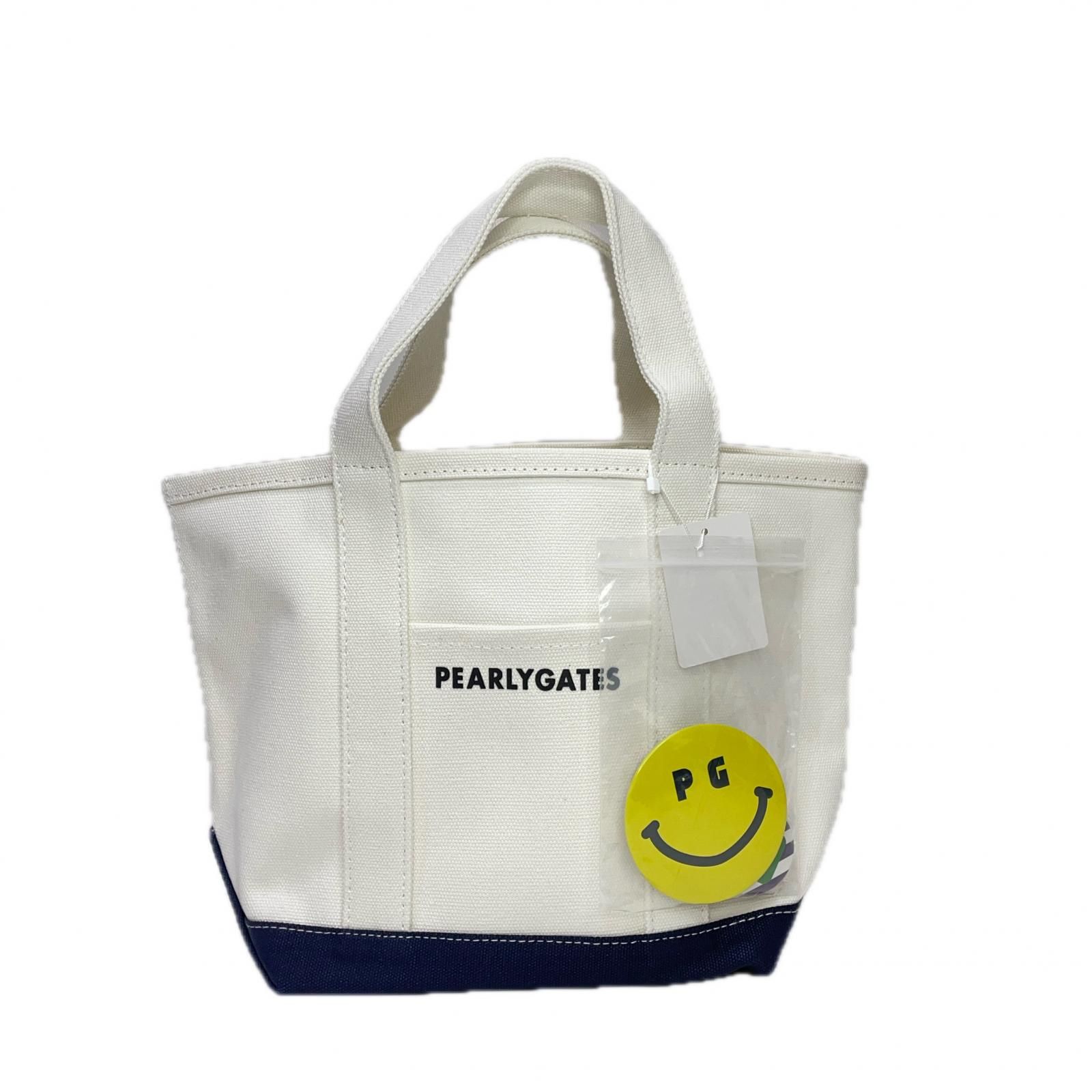 パーリーゲイツ　カートバッグ　定番モデル　ホワイト　新品未使用 未使用品 パーリーゲイツ PEARLY GATES ノベルティグッズ 白 ホワイト