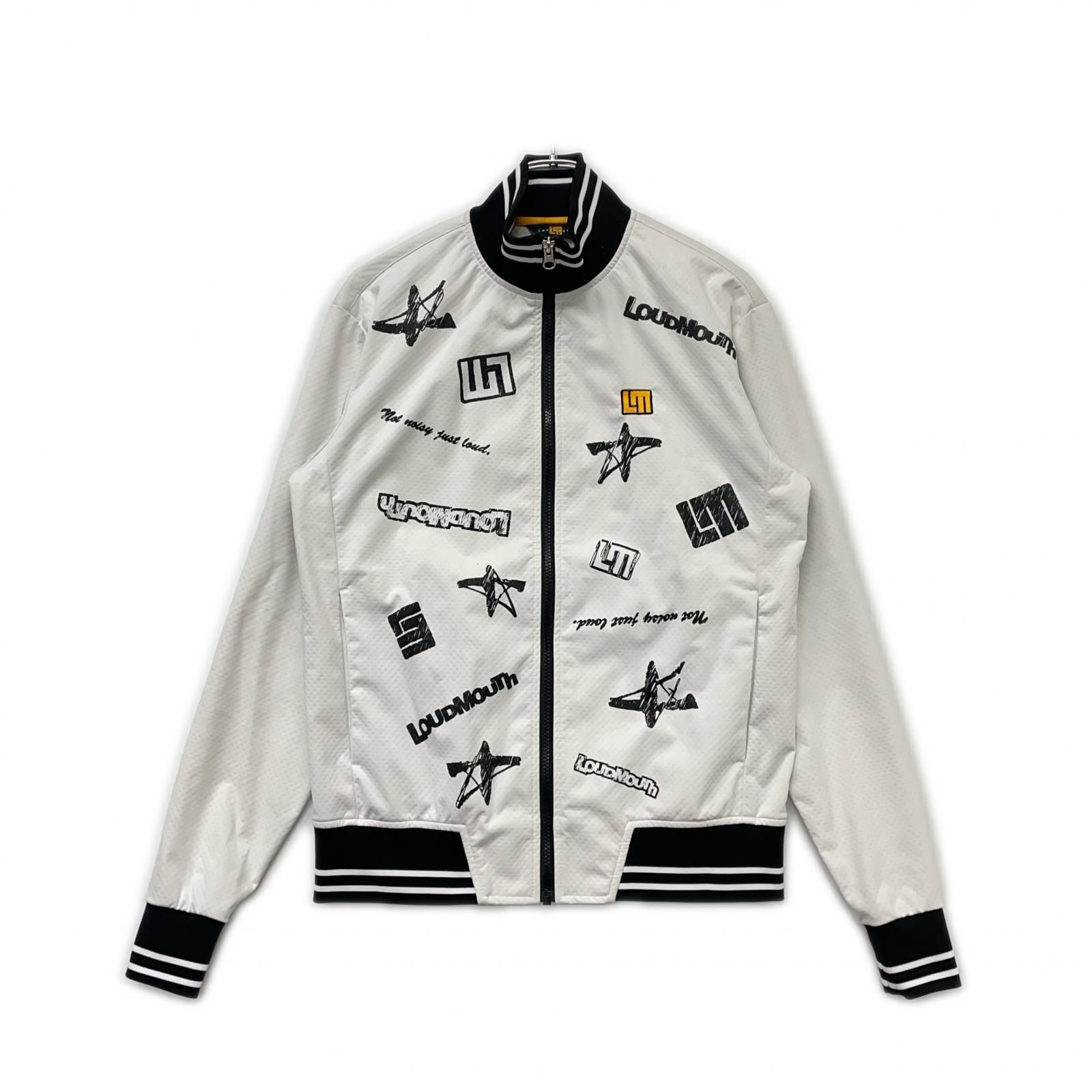 メンズ ラウドマウス LOUDMOUTH フルジップアウター L ホワイト