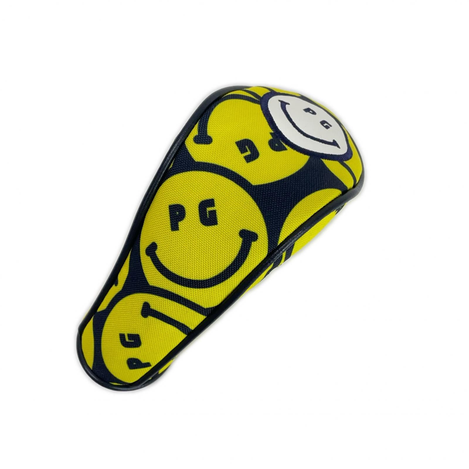 中古 パーリーゲイツ PEARLY GATES ヘッドカバー イエロー 刺しゅう