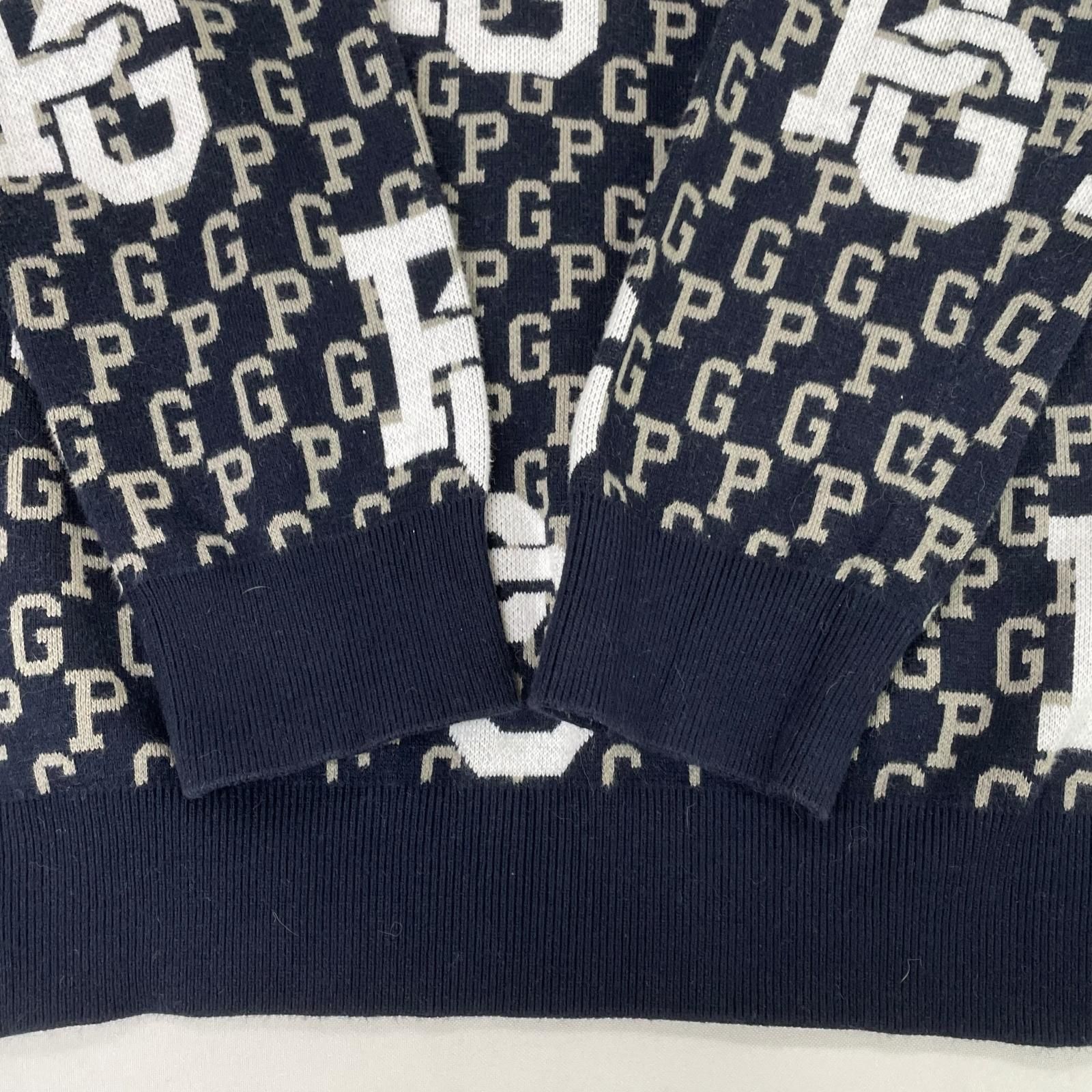 メンズ パーリーゲイツ PEARLY GATES セーター 6(LL) 紺 モックネック