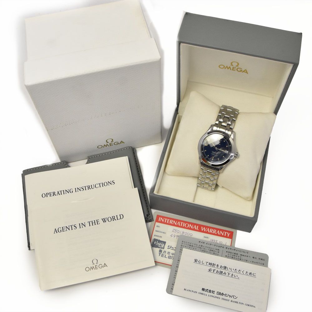 オメガ OMEGA 2501.80 シーマスター クロノメーター デイト 自動巻き メンズ 良品 箱・保証書付き C#144073 - メルカリ