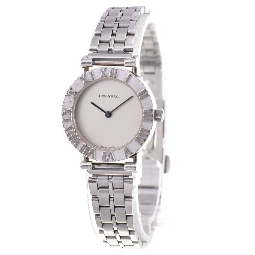 ティファニー TIFFANY-Co. L 0640 アトラス SV 925 クォーツ レディース C 144218