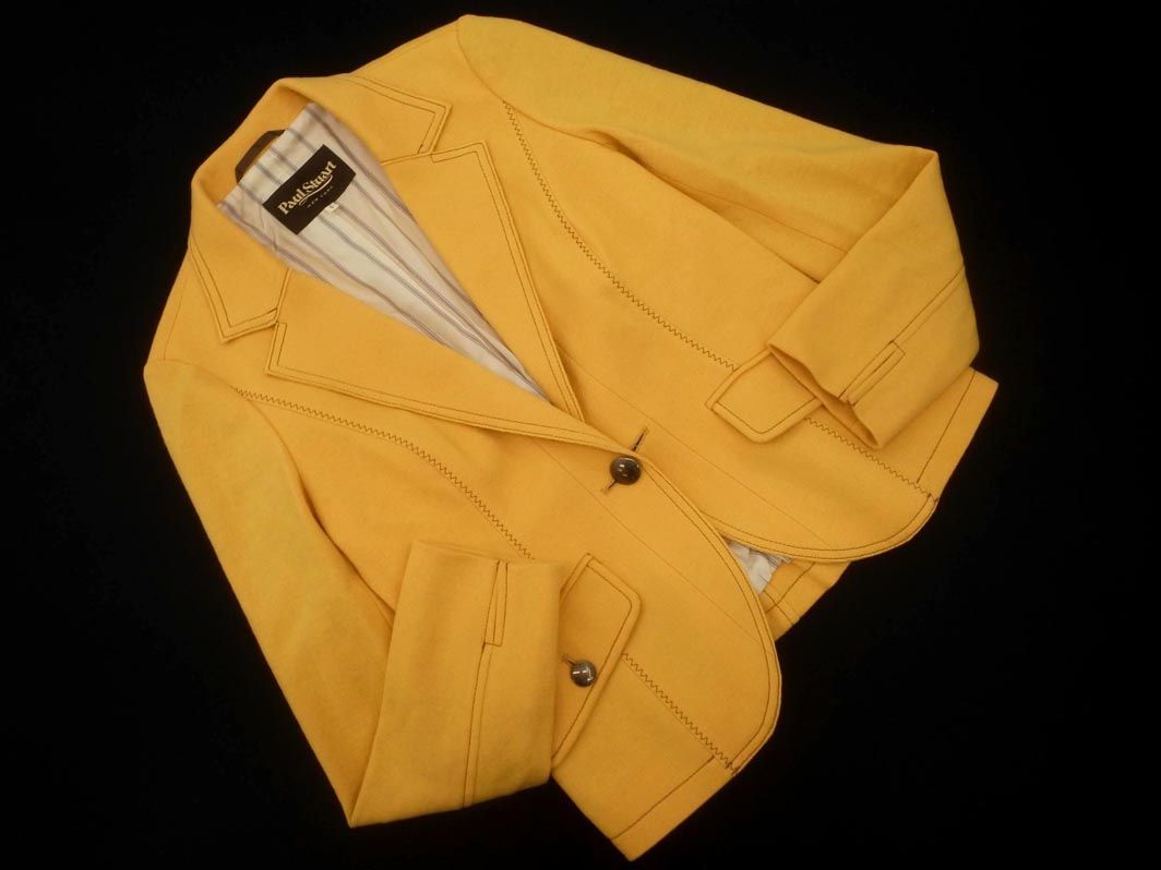 PAUL STUART ポールスチュアート ウール混 ステッチ テーラード